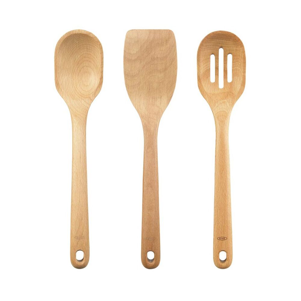 3 Piece Wooden Utensil Set Y0