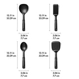 4-Piece Nylon Mini Utensil Set H2