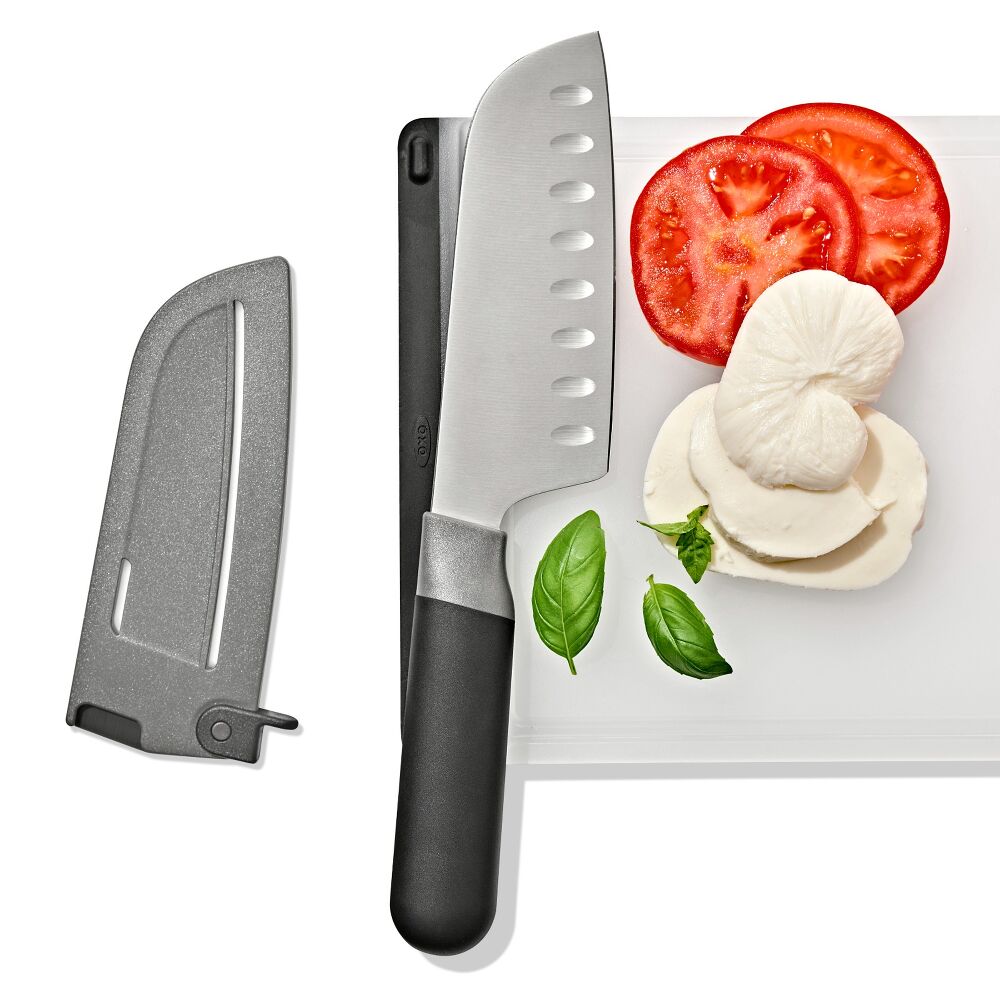 5 in Santoku Knife with Locking Sheath R7