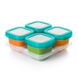 6 oz Baby Blocks™ Plastic Freezer Storage Containers - Tot Teal G7