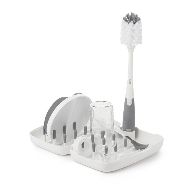 On-the-Go Drying Rack with Bottle Brush E7