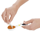 7 Piece Plastic Measuring Spoons - White H7