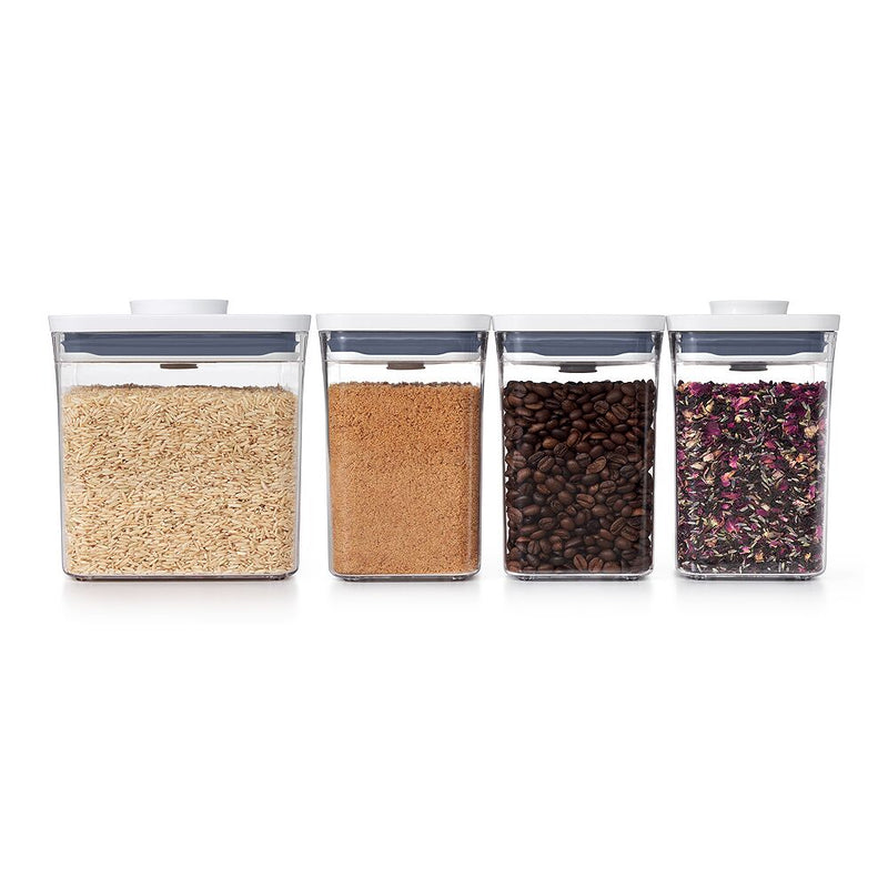 POP Container - Big Square Short (2.8 Qt.) & 3-Piece POP Container Value Set Bundle Y1
