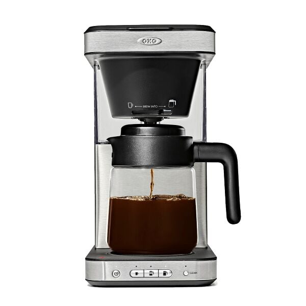 8-Cup Coffee Maker with Podless Single-Serve Function and Glass Carafe M8