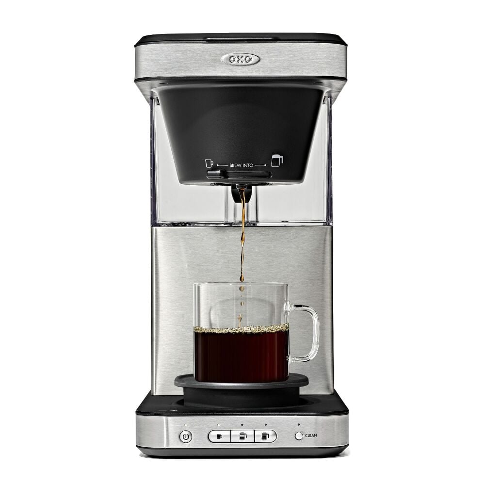 8-Cup Coffee Maker with Podless Single-Serve Function and Glass Carafe M8