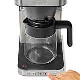 8-Cup Coffee Maker with Podless Single-Serve Function and Glass Carafe M8