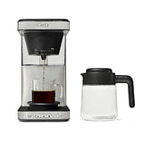 8-Cup Coffee Maker with Podless Single-Serve Function and Glass Carafe Y6