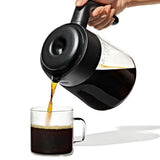 8-Cup Coffee Maker with Podless Single-Serve Function and Glass Carafe Y6