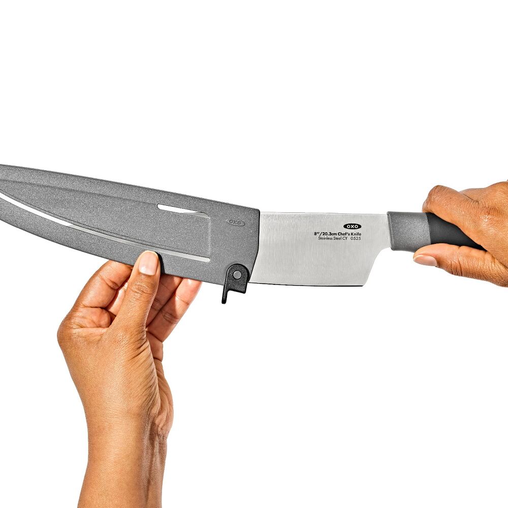 8 in Chefs Knife with Locking Sheath R5