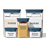 8-Piece Prelabeled Baking POP Container Set J6