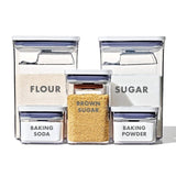 8-Piece Prelabeled Baking POP Container Set J6