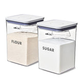 8-Piece Prelabeled Baking POP Container Set P4