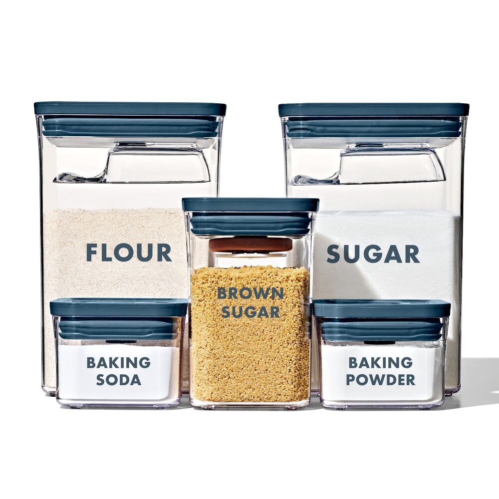 8-Piece Prelabeled Baking POP Container Set P4