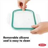8 Piece Smart Seal Glass Round Container Set O4