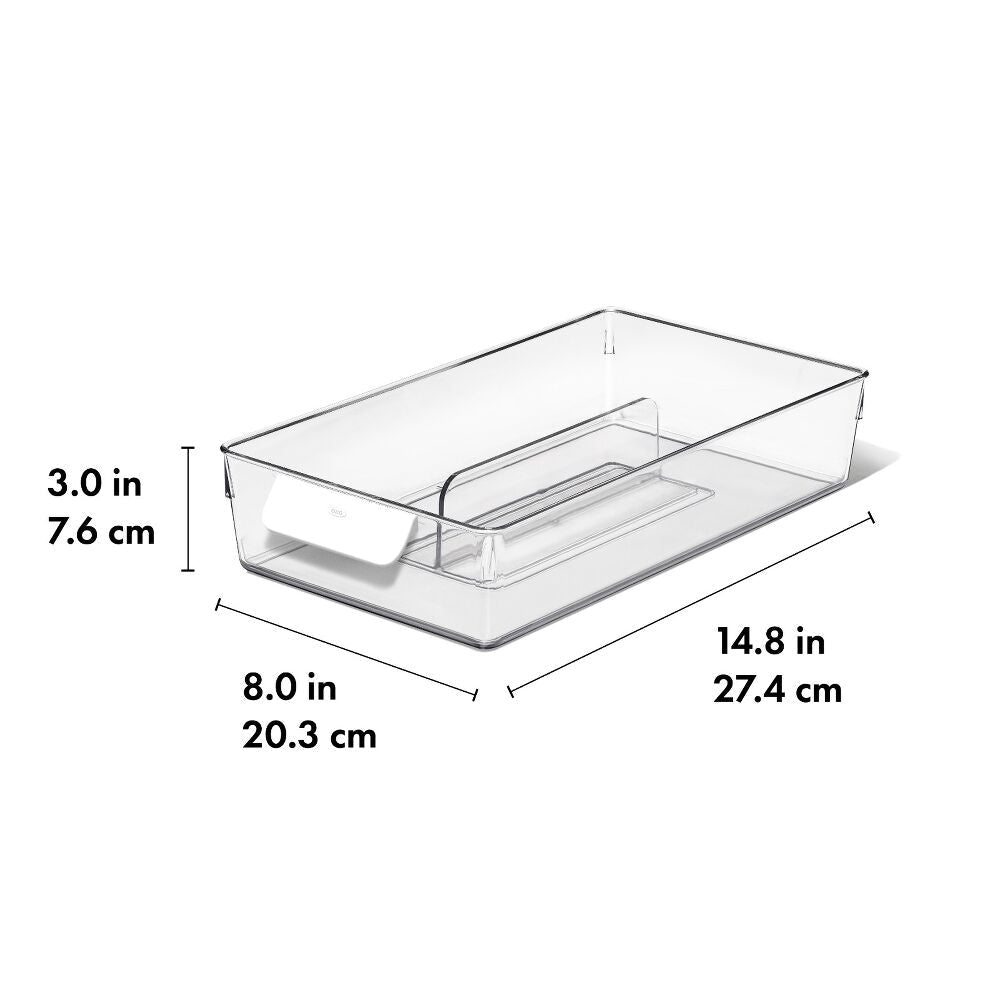 Adjustable Refrigerator Storage Bin I7