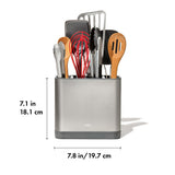 Adjustable Stainless Steel Utensil Holder - Large P9