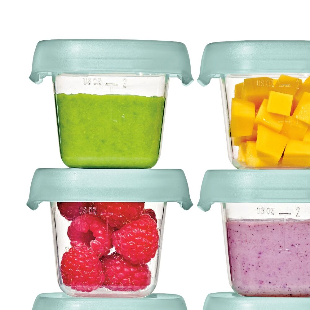 Baby Blocks Food Storage Containers (2 oz) - Opal Z3