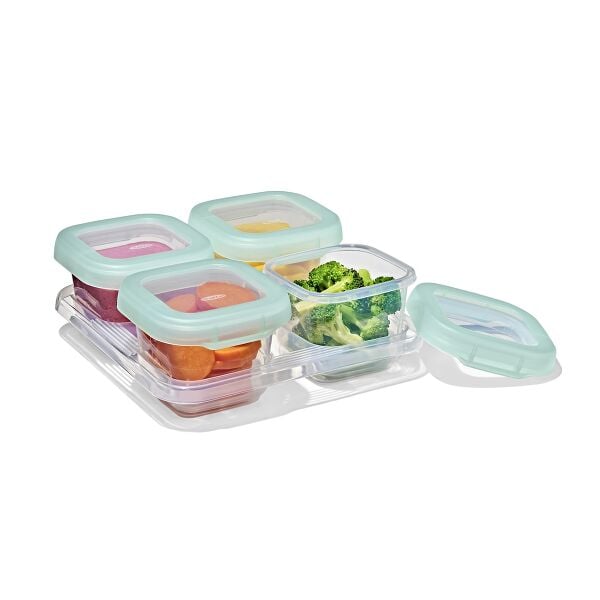 Baby Blocks Food Storage Containers (6 oz) - Opal B0