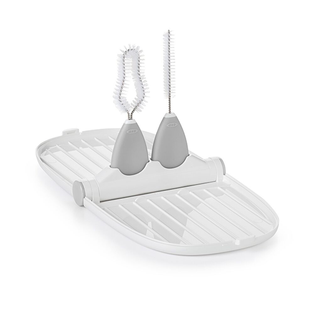 Breast Pump Parts Drying Rack with Detail Brushes H4