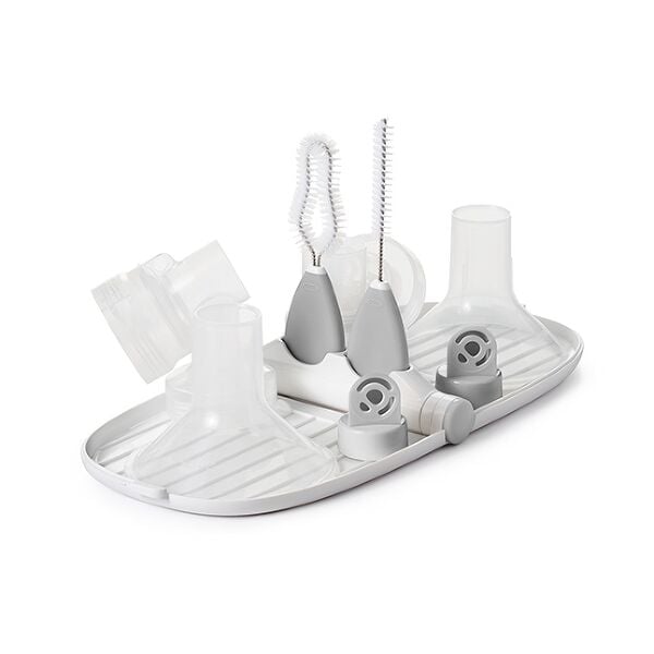 Breast Pump Parts Drying Rack with Detail Brushes H4
