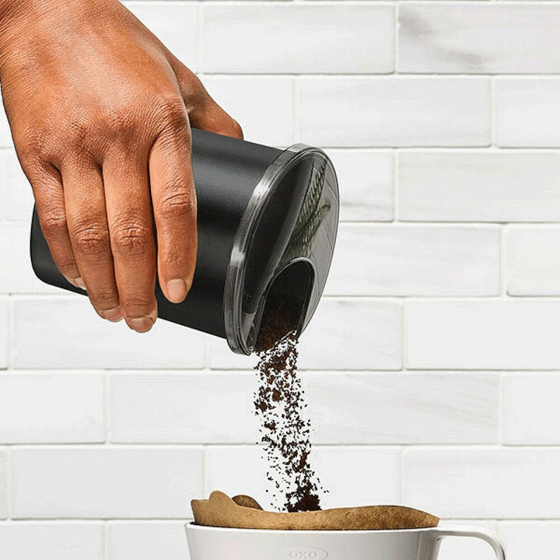 Replacement Coffee Grounds Container for Conical Burr Coffee Grinder - Matte Black T0