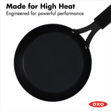 Carbon Steel Obsidian Series 8-Inch Frypan with Silicone Sleeve R7