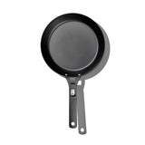Carbon Steel With Removable Handle 10in Pan D6