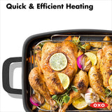 Carbon Steel Obsidian Series Roaster with Rack T6