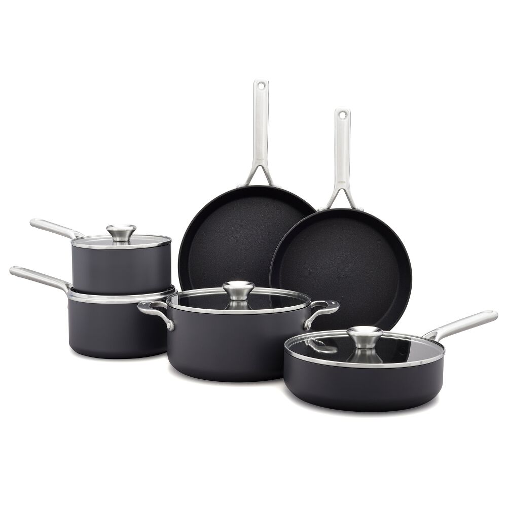 Ceramic Professional Non-Stick 10-Piece Cookware Set X1