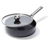 Ceramic Professional Non-Stick 3-Quart Sauté Pan with Lid M8