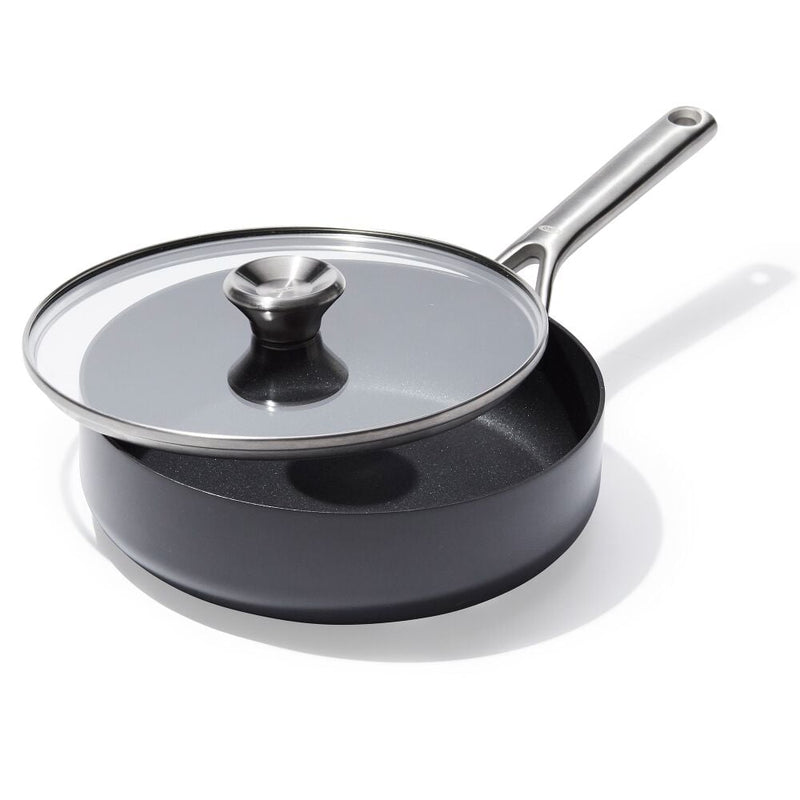 Ceramic Professional Non-Stick 3-Quart Sauté Pan with Lid M8
