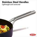 Ceramic Professional Non-Stick 3-Quart Sauté Pan with Lid M8