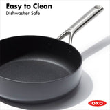 Ceramic Professional Non-Stick 3-Quart Sauté Pan with Lid M8