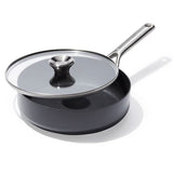 Ceramic Professional Non-Stick 3-Quart Sauté Pan with Lid M8