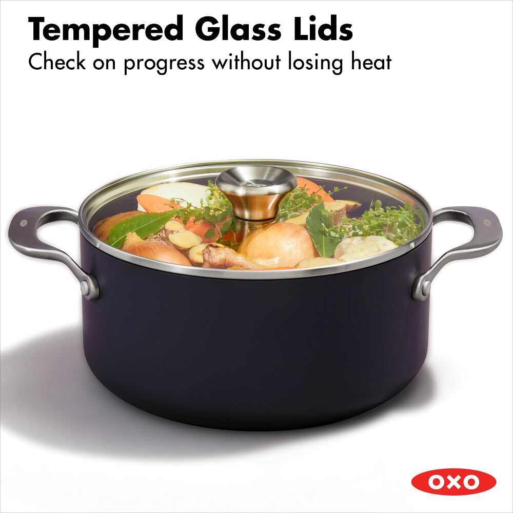 Ceramic Professional Non-Stick 5QT Stock Pot with Lid X7