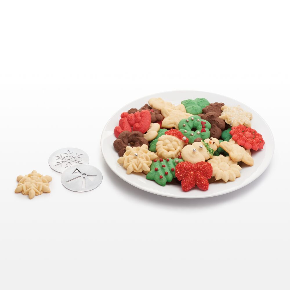 Christmas Cookie Press Disk Set G2