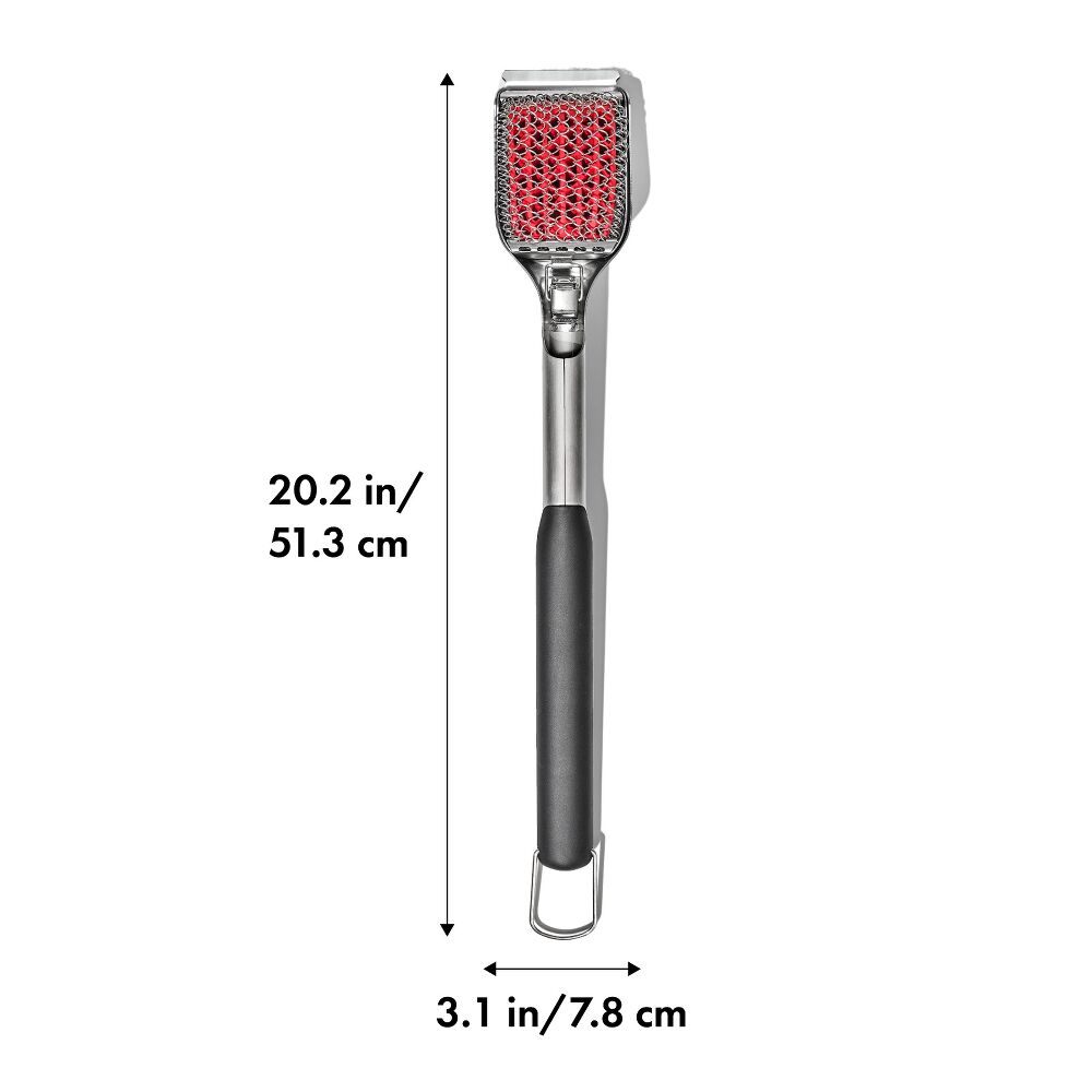 Coiled Grill Brush With Replaceable Head L3