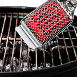 Coiled Grill Brush With Replaceable Head L3