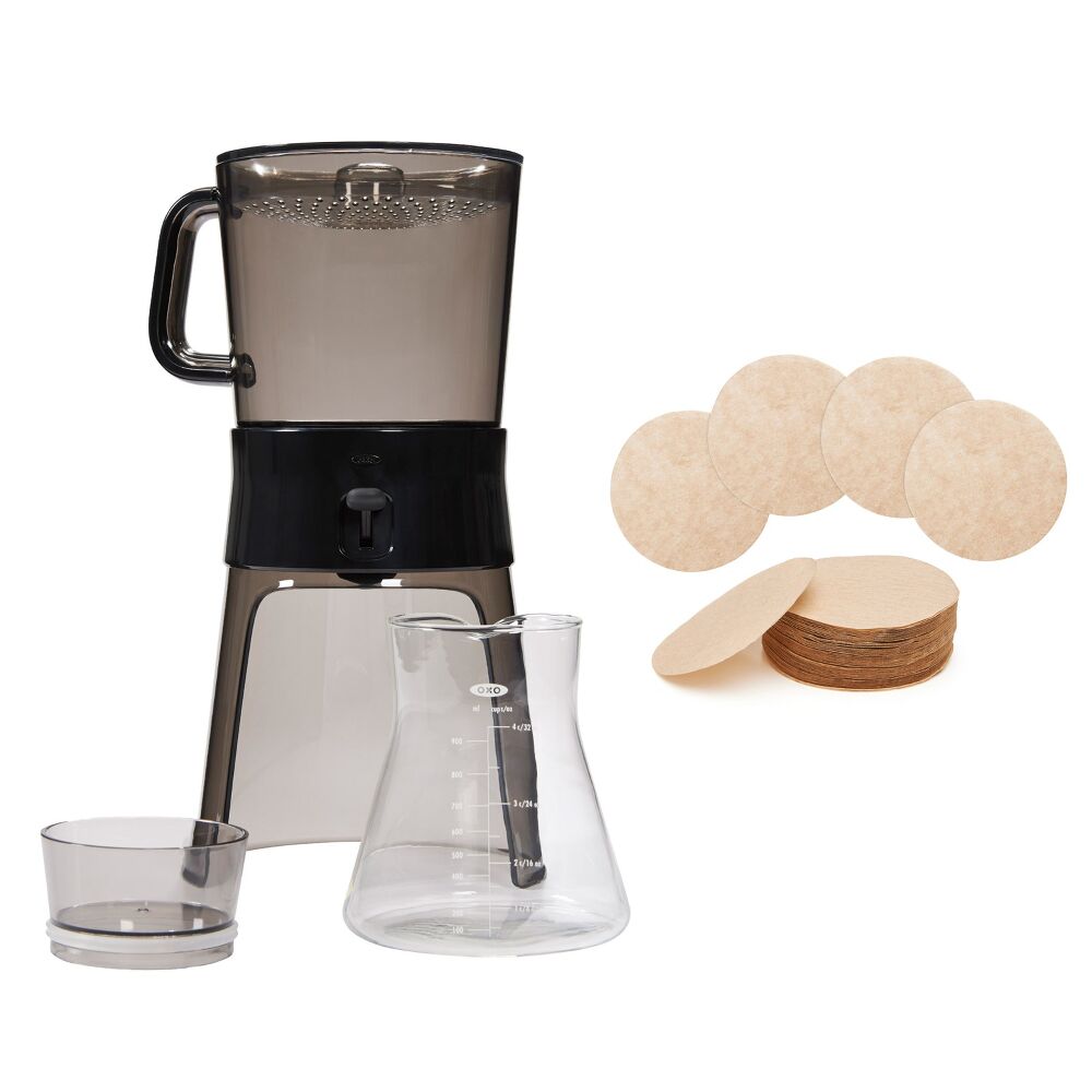 Cold Brew Coffee Maker & Cold Brew Coffee Maker Paper Filters Bundle A4