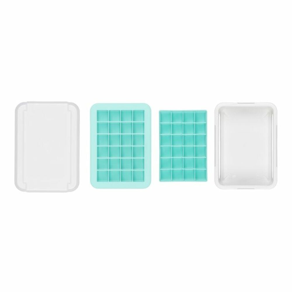 Covered Silicone Ice Cube Tray-Cocktail Cubes B4