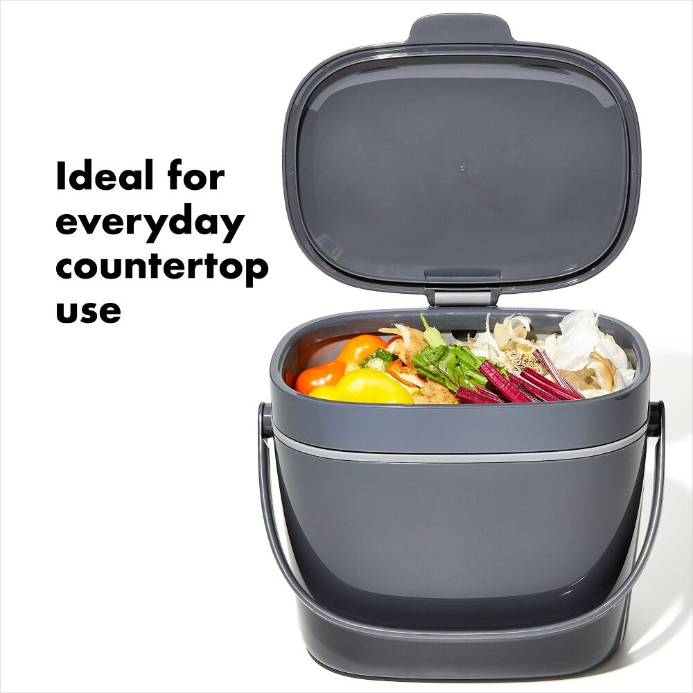Easy-Clean Compost Bin - 1.75 Gal L2