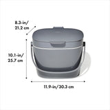 Easy-Clean Compost Bin - 1.75 Gal L2