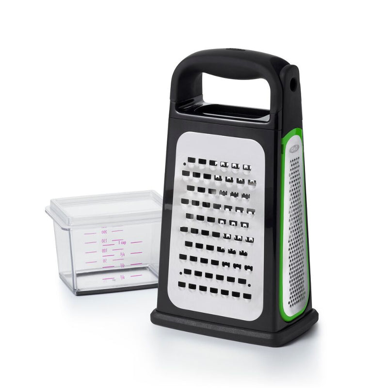 Etched Box Grater With Removable Zester M6