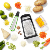 Etched Box Grater With Removable Zester M6