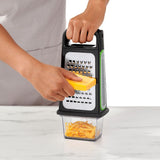 Etched Box Grater With Removable Zester M6