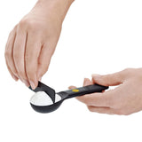 7 Piece Plastic Measuring Spoons - Black F3