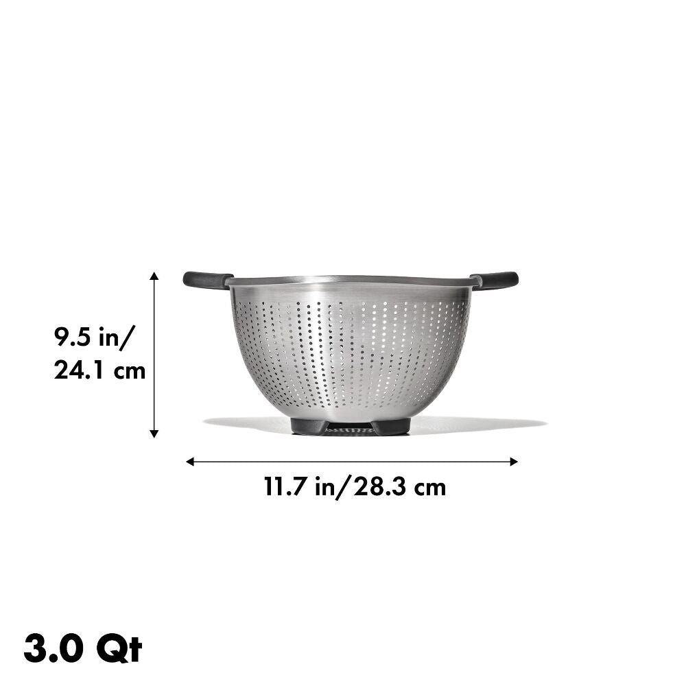 Stainless Steel 3 qt./ 2.8L Colander A7