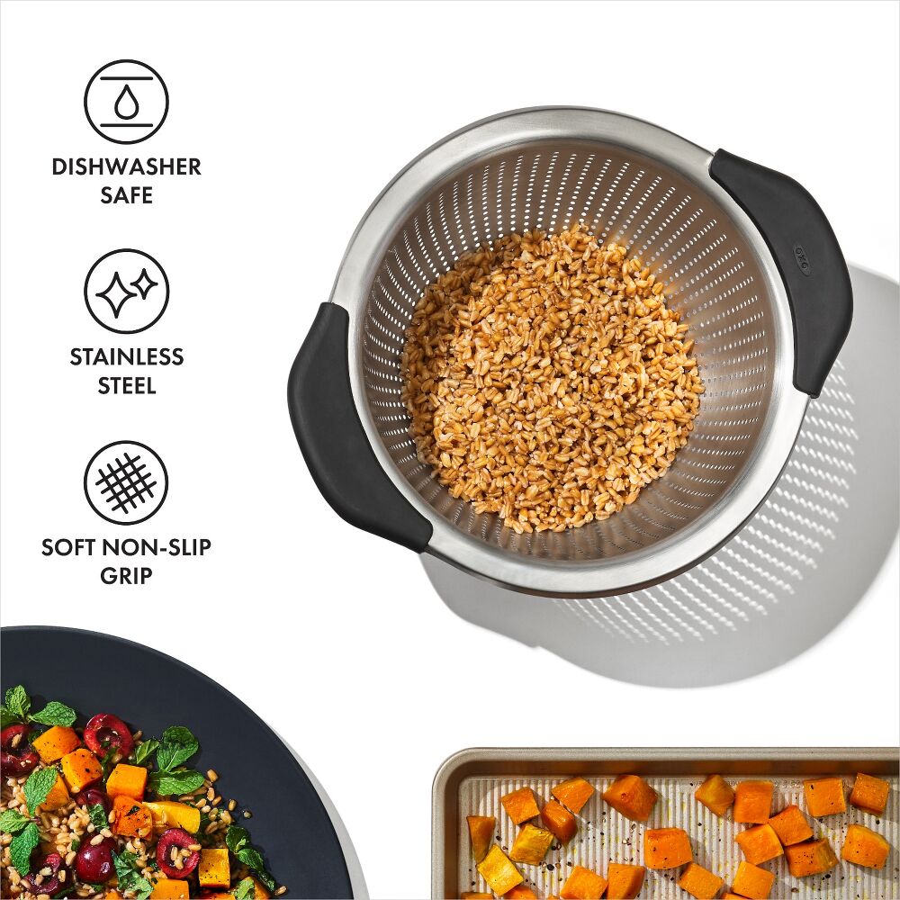 Stainless Steel 3 qt./ 2.8L Colander A7