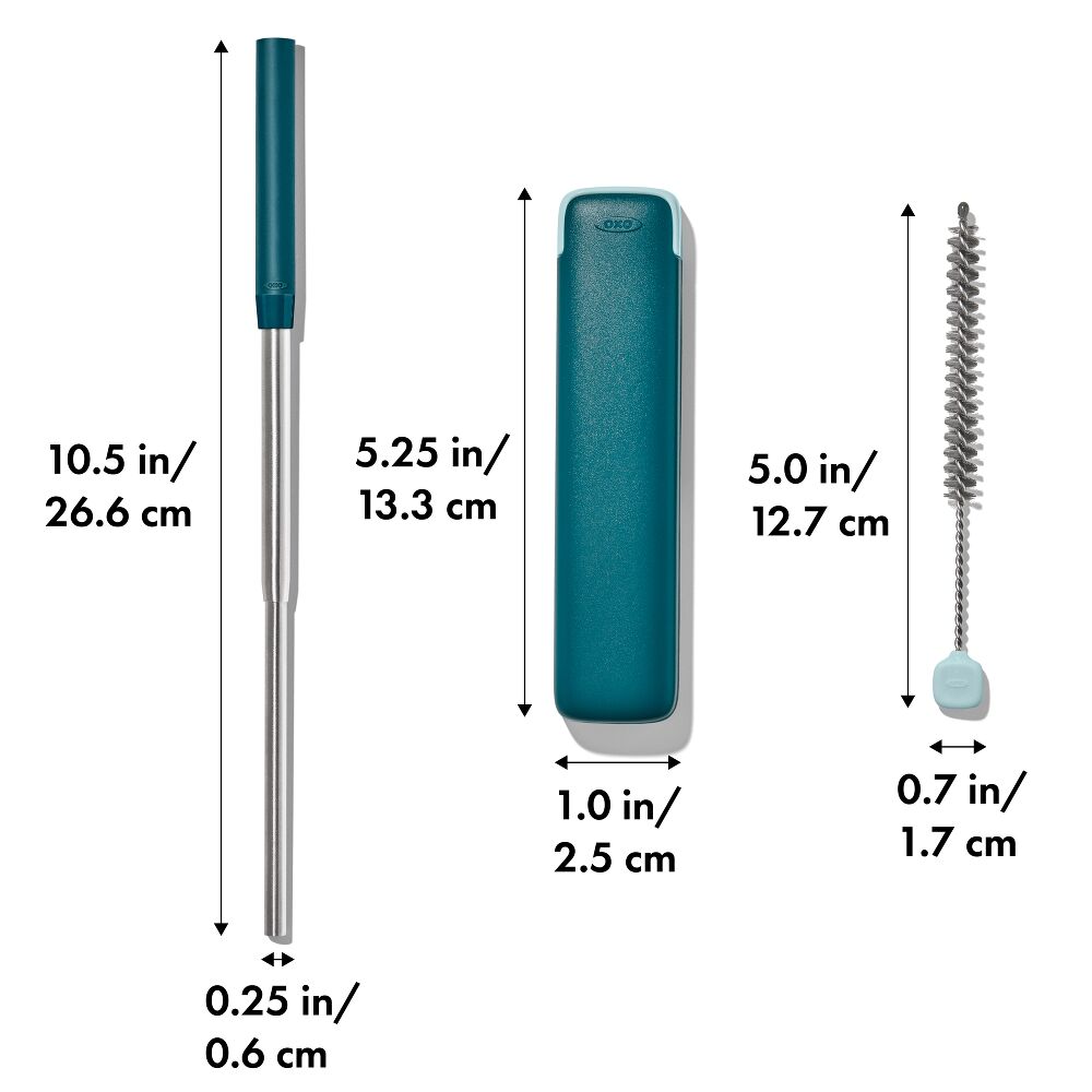 Collapsible Straw With Case Y0