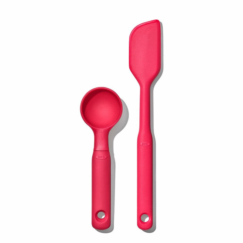 Silicone Cookie Scoop & Small Spatula Set E9